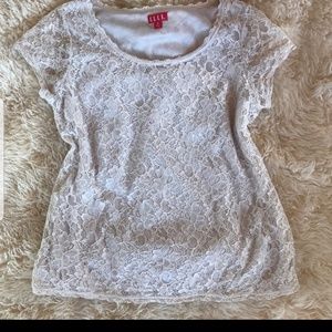 Elle lace top cream XL